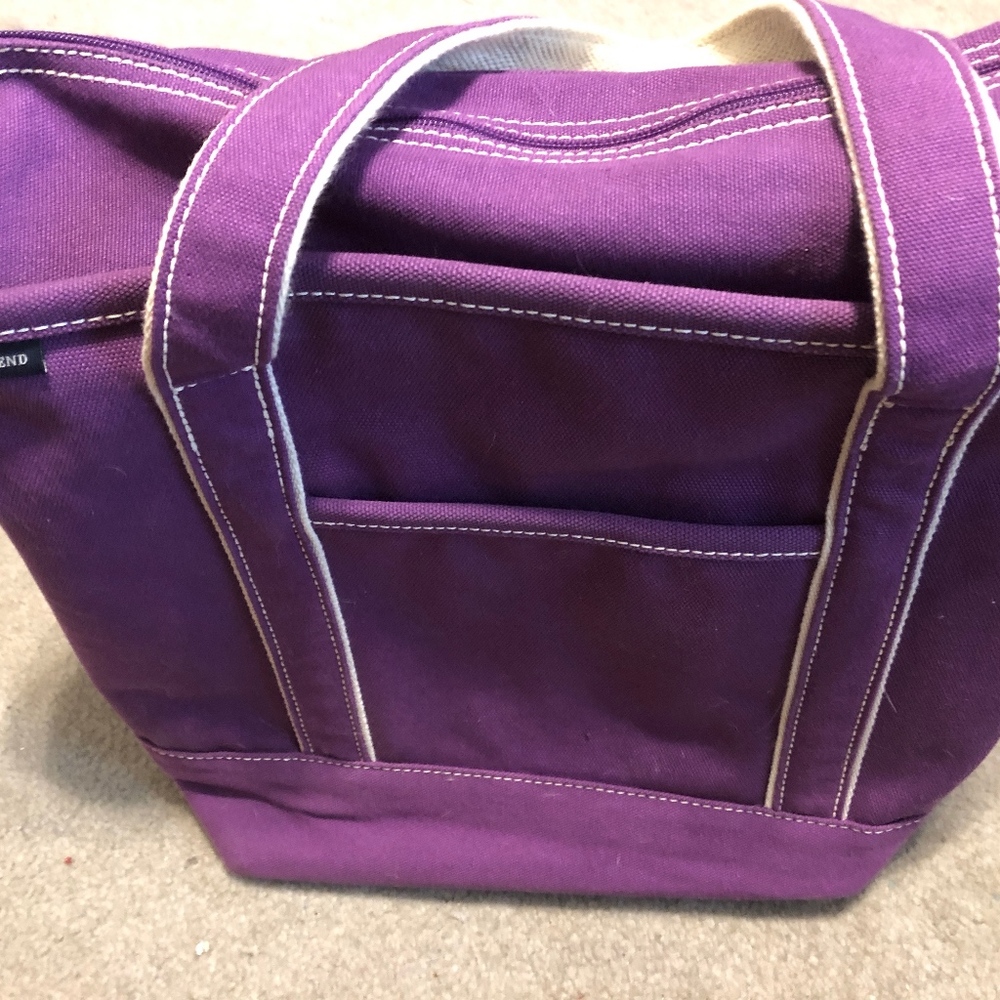 Lands End Canvas Zipper Tote (Medium)